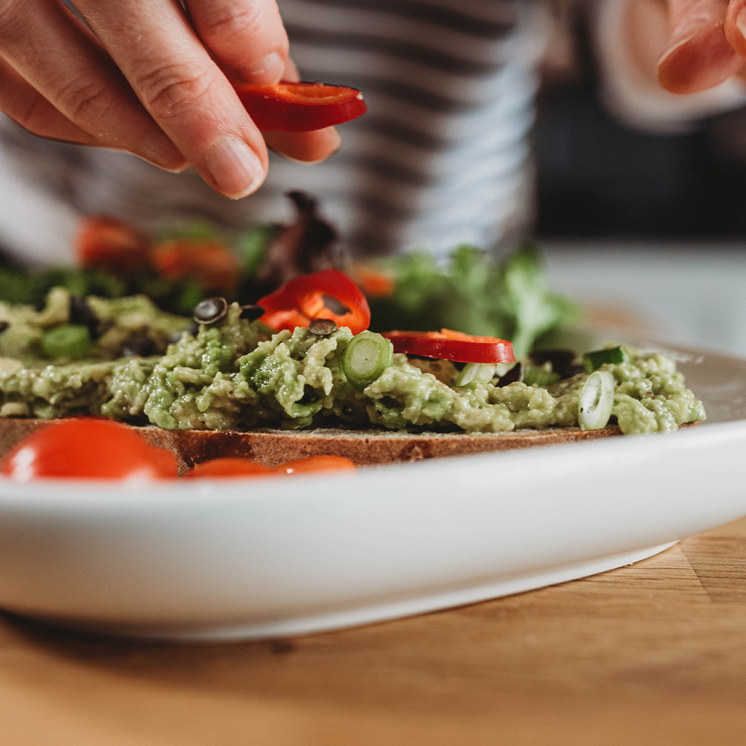 Avo, lemon and pumpkin seeds on Sourdough • The Northern Dough Co