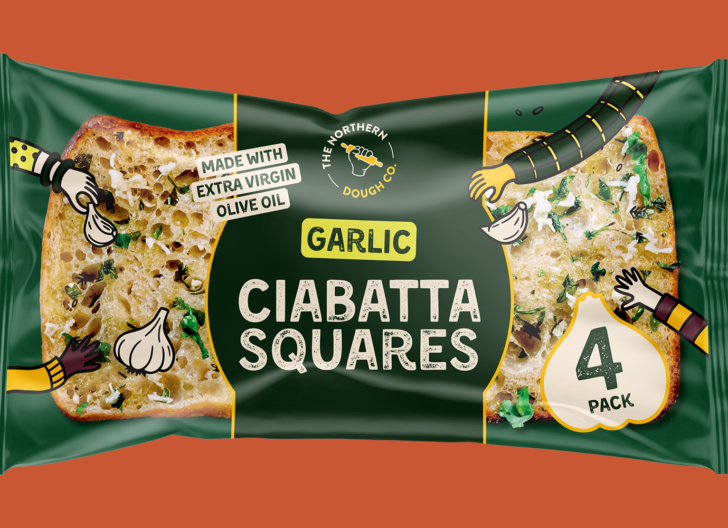 Garlic Ciabatta Squares