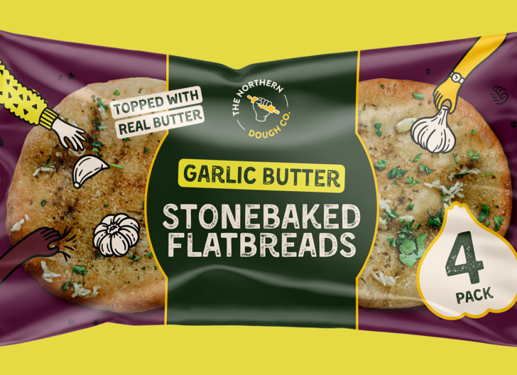Garlic Butter Stonebaked Flatbreads