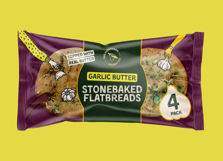Garlic Butter Stonebaked Flatbreads